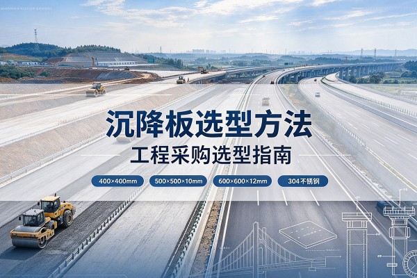 新抚沉降板选择方法