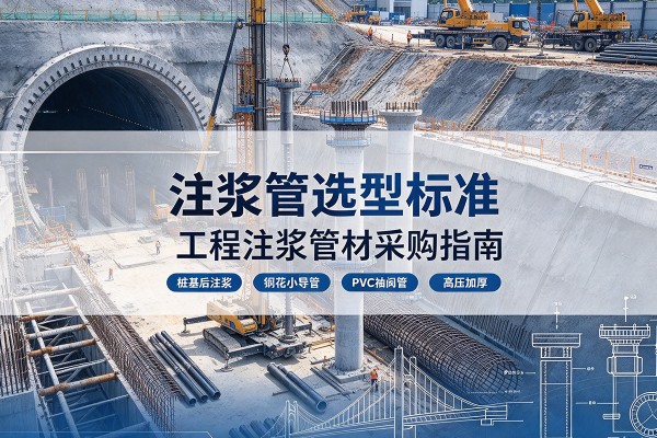新抚注浆管选型标准