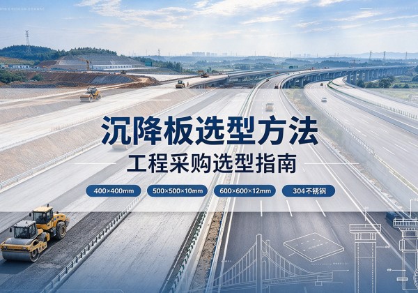 新抚沉降板选择方法